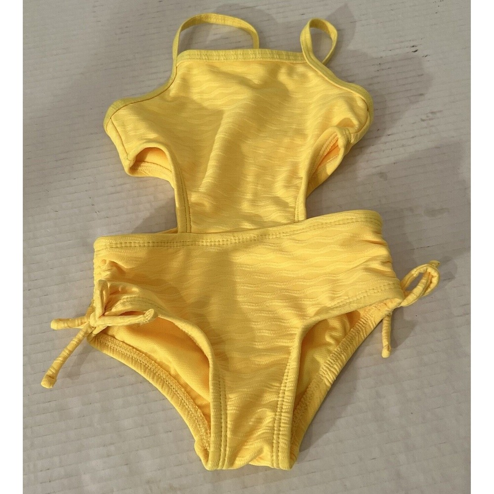 Cat & Jack Yellow One Piece Swimsuit Size 12 Month